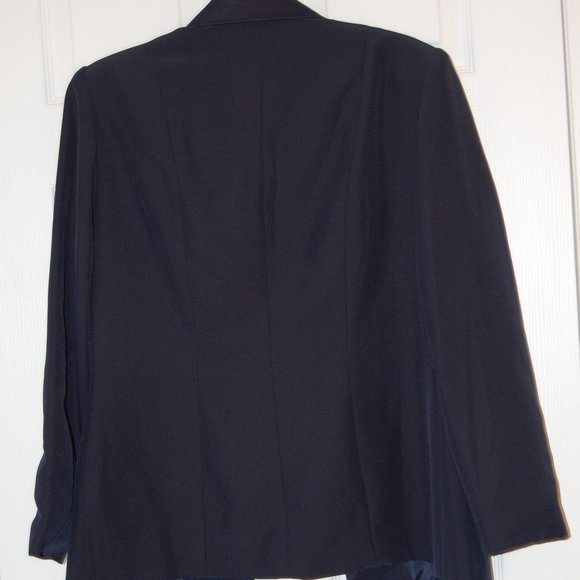 ST. ANTHONY Women's Midnight Blue Elegant  Dressy Jacket W/ Sequin Decor Size 12 - Picture 5 of 11